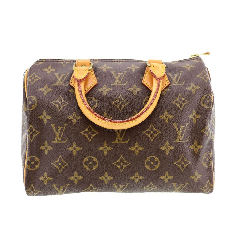 Speedy 25 Monogram Leather Handbag - Picture 4 of 10